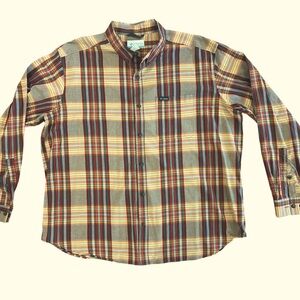 Columbia Plaid Button Down Shirt XXL